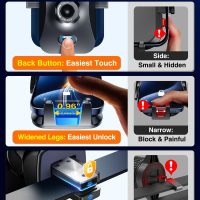 VANMASS 【85+LBS Strongest Suction & Military-Grade 2025 Ultimate Car Phone Mount【Patent & Safety Certs】 Cell Phone Holder Truck Stand for Dashboard Windshield Vent for iPhone 16 15 Pro Max 14 Samsung - Image 6