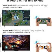 4K 1080P Wireless HDMI Display Adapter, WiFi Streaming Movies, Shows Receiver for i-Phone, i-Pad, Android, Tablet, Laptop, Window to HDTV/Monitor/Projector, Compatible Miracast, Air Play, DLNA - Image 5