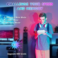 Fast Push Fidget Toys Handle, Flashing Handheld Game for Kids Teens Adults, Electronic Brain & Memory Game, Quick Push Buttons Gamepad, Xmas Birthday Gifts STEM Toys for Boys Girls - Image 3