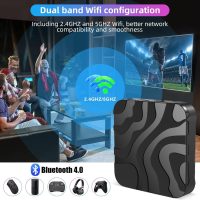 TUREWELL Android Streaming Media Players 12.0, T95Max H618 4GB RAM 64GB ROM Android Media Player with Quad Core GPU Mali-G31 MP2 Support 6K 3D, 2.4GHz/5GHz Dual WiFi with BT 4.0 USB 2.0 - Image 4