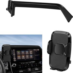 Peleus Car Phone Holder for 2020-2025 Toyota Highlander L LE XLE XSE Car Phone Mount forToyota Highlander with 8-Inch Screen Fit for Most Smartphones Cell Phone Automobile Cradles (only 8-inch)