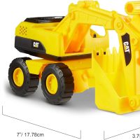 Cat Construction 7" Dump Truck, Loader & Excavator toys Combo Pack - Image 6