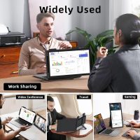 Laptop Screen Extender, 14" 1080P IPS Portable Monitor Travel Monitor for 14-16.5" Laptops with USB-C/HDMI Port, Plug and Play Attachment Screen for Windows/Mac/Android/Switch/PS5/Xbox - Image 8