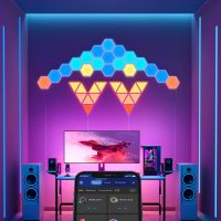 Govee Glide Hexa Light Panels, RGBIC Hexagon LED Wall Lights, Wi-Fi Smart Home Creative Wall Lights with Music Sync, Works with Alexa Google Assistant for Indoor Gaming Decor, 10 Pack - Image 7