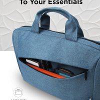Lenovo Laptop Carrying Case T210, 15.6-Inch Laptop and Tablet, Sleek Design, Durable and Water-Repellent Fabric, Business Casual or School, GX40Q17230 Casual Toploader - Blue - Image 4