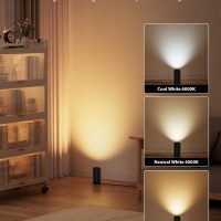 Onforu 7W Floor Can Light Uplighting Indoor, Up Lights Indoor Remote Control, 2700-6500K Warm White Uplights Floor Spot Lights for Home Accent Lighting with Foot Switch 2 Pack - Image 3