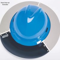 MSA 697410 V-Gard Sun Shield - Standard V-Gard Hat/Full Brim Attachment, Polyurethane Brim Extender, Smoke-Tinted Lexan, Added Sun & Heat Protection, Reusable & Replaceable Hard Hat Accessory - Image 2