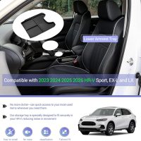 RUNROAD Center Console Organizer Tray Compatible with Honda HR-V 2026 2025 2024 2023 Accessories, Lower Armrest Tray for HR V Floor Console Organizer Glove Dividers Sunglasses Holder - Image 2
