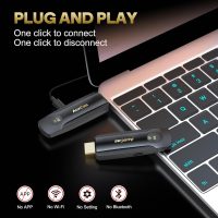 Wireless HDMI Transmitter and Receiver 4K 330FT/100M - Mini Wireless HDMI Extender Plug & Play Portable 5G+2.4G, 4K Decode 1080P 60Hz Ultra HD, Display Adapter for TV for Video and Audio to Monitor - Image 5