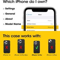 OtterBox iPhone 14 Pro (ONLY) Commuter Series Case - Dont BE Blue (Blue), Slim & Tough, Pocket-Friendly, with Port Protection - Image 2