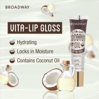 Ruby Kisses Broadway Vita-Lip Clear Lip Gloss (5 Pack Mint, Rosehip, Coconut, Argan Oil, Mango Butter), Ultra-Hydrating & Soothing Formula with Vitamin Oils, High-Shine Non-Sticky Finish Lip Balm - Image 5
