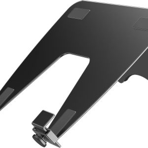 Laptop Tray for Monitor Arm - VESA Mount 100x100mm, Laptops up to 17.3in & 28.6lbs - Notebook Tray Office Desk Accessories - Black