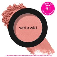 wet n wild Color Icon Blush, Effortless Matte Natural Sheer Glow & Seamless Blend, Luxuriously Infused Smooth Jojoba Oil, Cruelty-Free & Vegan - Pinch Me Pink - Image 2