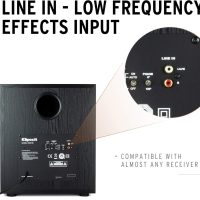 Klipsch Synergy Black Label Sub-120 12” Front-Firing Subwoofer with 200 Watts of continuous & 400 watts of Dynamic Power, and Digital Amplifier for Powerful Home Theater Bass in Black - Image 4