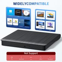 External Blu-ray Drive, Portable Blu-ray Player & CD DVD Burner – USB 3.0 & Type-C BD/DVD/CD Reader, Plug and Play, Lightweight for Windows/Mac/Linux (2 in 1) - Image 4