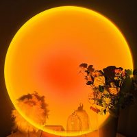 Sunset Lamp Projector,180 Degree Rotation Sun Projection Light Led Night Light Floor Lamp with USB Port,Sunset Lamps for Photography Party Bedroom Decor,Christmas Gifts for Women - Image 2