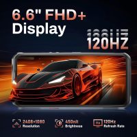 OUKITEL WP55 Pro 5G Rugged Smartphone Unlocked Android 15, 48GB+512GB/TF 2TB CellPhones, 11000mAh(33W) Battery, 6.6" FHD+120HZ Display, 108MP Camera, 5G Dual SIM Phone, NFC/GPS/OTG/IP68/IP69K - Image 5