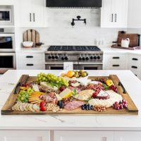 Noodle Board Stove Cover with Handles for Electric, Gas Stove Top (Acacia Wood) - Image 6