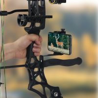 DEEPOWER Universal Compound Bow Phone Holder Aluminum Alloy Smartphone Mount for Archery Hunting - Instant Photo and Video Recorder - Image 6