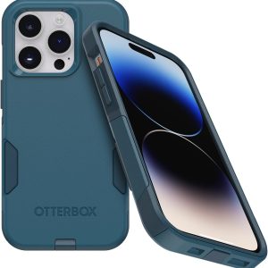 OtterBox iPhone 14 Pro (ONLY) Commuter Series Case - Dont BE Blue (Blue), Slim & Tough, Pocket-Friendly, with Port Protection