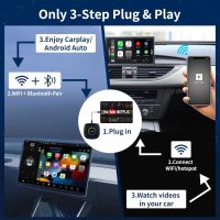 Magic Box 3.0 Pro – Qualcomm Snapdragon Multi-Core, Support Netflix/YouTube/Hulu/Prime Video/256G TF Card etc., Streaming Video Box with Wireless CarPlay & Android Auto Adapter - Image 5