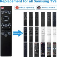 Universal Backlit Remote Control Replacement for Samsung Smart TV Remote with Shortcut Buttons Netflix, Hulu, Disney+, Prime Video, Black - Image 2