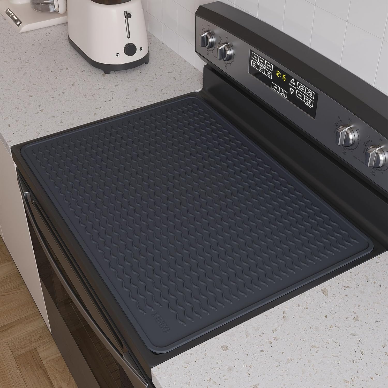 Stove Top Covers for Electric Stove, Food Grade Heavy Duty Silicone Glass Stove Top Cover Protector, Induction Cooktop Protector, Heat Resistant Range Ceramic Stove Top Covers Mat, Oven Cover