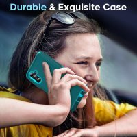 LeYi Compatible for Samsung Galaxy-A13-5G-Phone Case: Samsung A13 Phone Case with Tempered Glass Screen Protector, 3 in 1 Rugged Cover, Military Grade Shockproof Funda para Galaxy A 13 5G Case, Teal - Image 5