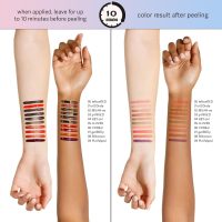 Sacheu Lip Liner STAY-N Peel Off Lip Stain — Long Lasting Matte Lip Tattoo Transfer Proof Lipstain Infused with Hyaluronic Acid & Vitamin E for All Skin Types — Vegan & Cruelty-Free, p-INKED - Image 3