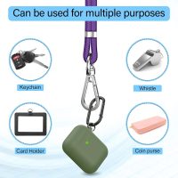 takyu Phone Lanyard, 2 Pack Adjustable Cell Phone Lanyard Crossbody Neck Strap & 2 Pack Wrist Strap with Tether Tabs Compatible for iPhone Android Smartphones- DarkPule Black - Image 8