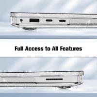 Fintie Case for 13.8 Inch Microsoft Surface Laptop 7 2024 (Model: 2036) - Protective Slim Snap On Hard Shell Cover (Glittering Clear) - Image 4