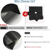 Stove Cover For 30 Inch LG Gas Range Model LGLDG4315 LRG4115 LRG4113 LDG4313 LRGL5825 LRGL5925 LSGL6335DF, Upgraded 0.4MM Thickness Reusable Stove Burner Covers For LG Stove Protector - Image 4