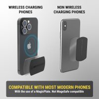 Scosche MAGFM-2PXCES0 MagicMount Flush Magnetic Car Mount, Universal Cell Phone Holder for Car Dashboard & Flat Surfaces, Easy Magnet Mounting for iPhone, iPad, Smartphones, Tablets & More (Pack of 2) - Image 5