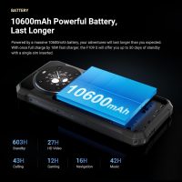 FOSSIBOT F109S Rugged Gaming Phone Unlocked 6.74”HD+1.32" Dual Screen 10600mAh Battery 24GB+256GB/2TB Android 15 Smartphone 50MP Rear Camera Waterproof Phone,/NFC/Fingerprint Cell Phones - Image 3