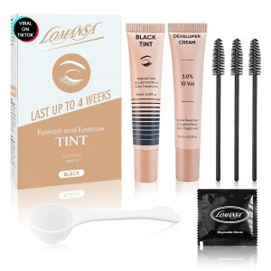 Lash Color Kit, Instant Eyelash, Black Brow Color with Natural Effects, Safe & Easy to Use, 8ml