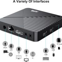 RUPA Android TV Box 13.0, 2025 Android Box 4GB RAM 64GB ROM Support Dual-WiFi 2.4G/5.8G WIFI6 10/100M Ethernet 3D 8K HDR10+ BT5.0 with Voice Remote Control - Image 2