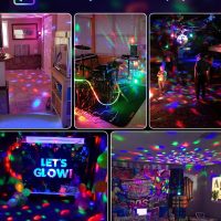 Luditek Sound Activated Party Lights with Remote DJ Lighting, Disco Ball Strobe Stage Light for Home Room Dance Parties Birthday Karaoke Stocking Stuffers New Years Eve Halloween Christmas Decorations - Image 4