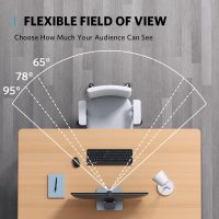 Anker PowerConf C200 2K Webcam for PC/Laptop/Mac, Computer Camera, Low-Light Correction, AI-Noise Canceling Mics, Adjustable Field of View, Built-in Privacy Cover, Stereo Mics, for Meeting - Image 4