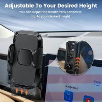 Peleus Car Phone Holder for 2020-2025 Toyota Highlander L LE XLE XSE Car Phone Mount forToyota Highlander with 8-Inch Screen Fit for Most Smartphones Cell Phone Automobile Cradles (only 8-inch) - Image 4