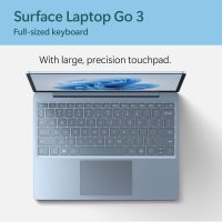 Microsoft Surface Laptop Go 3 (2023) - 12.4" Touchscreen, Thin & Lightweight, Intel Core i5, 8GB RAM, 256GB SSD SSD, with Windows 11, Ice Blue Color Copilot - Image 6
