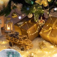 4 Pack 60 LED Fairy Lights Battery Operated with Timer, 20FT Waterproof Twinkle Lights Indoor Outdoor, Cuttable String Lights for Bedroom, Wedding, DIY, Centerpiece, Christmas Decorations (Warm White) - Image 3