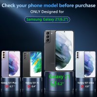 Hensinple for Samsung Galaxy S21 Case with 200% Stronger Magnetic,Military-Grade Drop Protection s21 Phone Case-Anti-Scratch & Anti-Fingerprint Matte, Skin-Friendly Galaxy s21 5g case[6.2"]-Black - Image 2