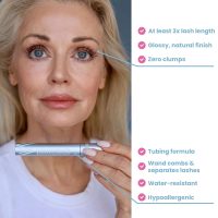 PrimeLash Mascara for Older Women – Volumizing, Incredible Length in 2 Coats – Long-Stay, Zero Clumps, Hypoallergenic (Black) - Image 2