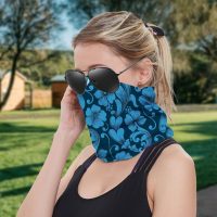 Floral Pattern Cooling Neck Gaiter Face Mask Lightweight Sun Protection Bandana Multifunctional Outdoor Headwear - Image 3