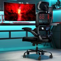 TRALT Office Chair Ergonomic Desk Chair, 330 LBS Home Mesh Office Desk Chairs with Wheels, Comfortable Gaming Chair, High Back Office Chair for Long Hours (Black) - Image 9