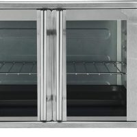 Courant French Door Convection Toaster Oven & Broiler, Bake Broil Toast Oven, Fits 9x13’’ Aluminum Baking Pan, 6-Slices, 10’’ Pizza, Convection Oven - Stainless Steel - Image 4