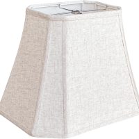 TOOTOO STAR (6 x 9)" x (11 x 14)" x 10.5" Linen Lamp Shade, Bell Cut Corner Lampshade for Table Lamp, Floor Lamp, Replaceable fabric lampshade - Image 4