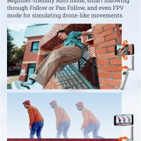 Insta360 Flow Gimbal Stabilizer for Smartphone, AI-Powered Gimbal, 3-Axis Stabilization, Built-in Tripod, Portable & Foldable, Auto Tracking Phone Stabilizer, Video Recording, Summit White - Image 8