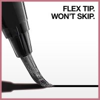 Maybelline Hyper Easy Liquid Pen No-Skip Eyeliner, Satin Finish, Waterproof Formula, Pitch Black, 0.018 Fl Oz - Image 5