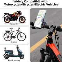 Motorcycle Phone Mount,Bike Phone Holder, Bicycle Handlebar Cell Phone Mount Smartphone Holder Mount 360° Adjustable One Hand Operation, Bike Accessories Handlebar Phone Clip Holder, 94001 - Image 5